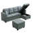 Gris 100% lin est en rupture de stock