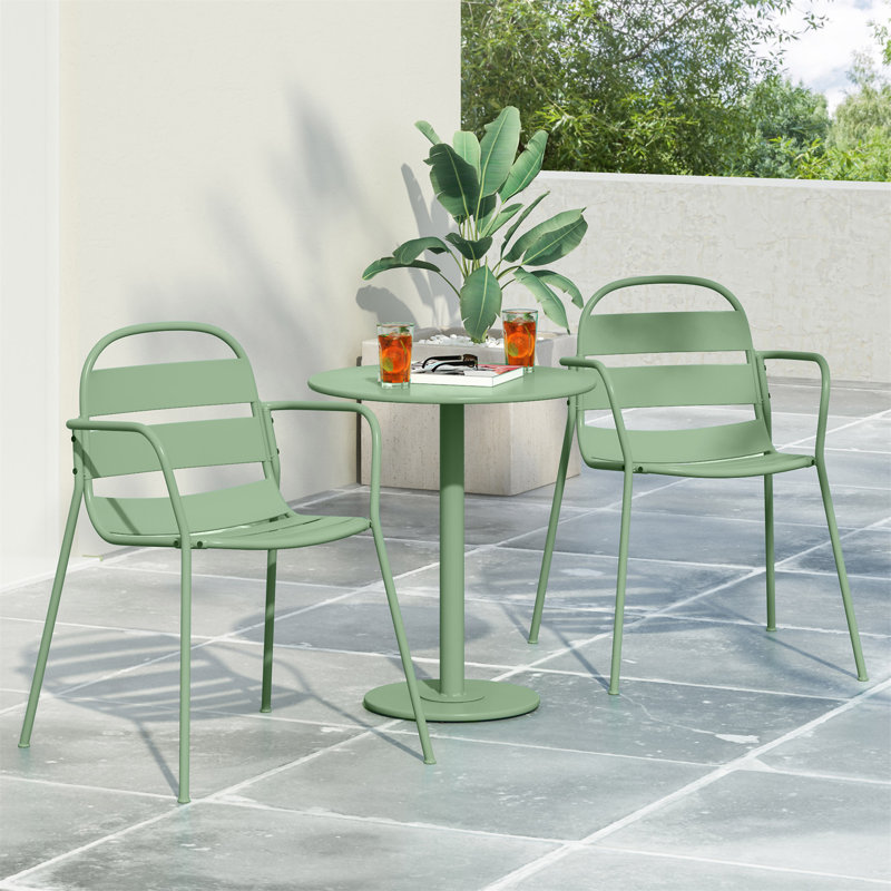 Ensemble Terra Nova Bistro - Vert foncé mat, Vert foncé