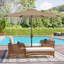 Parasol de marché avec manivelle 120 po Tafsir-2049906023
