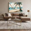 Art mural sur toile beige hamac côtier-1308684272