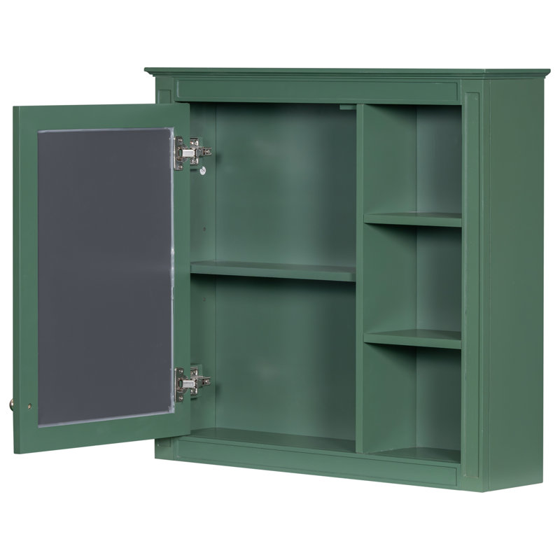 Pharmacie moderne, armoire de rangement murale, Vert