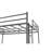 Metal Full Size Loft Bed With Slide And Ladder,  Black