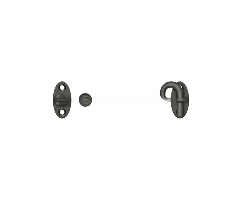 Cabin Swivel Hooks, Oil-Rubber Bronze