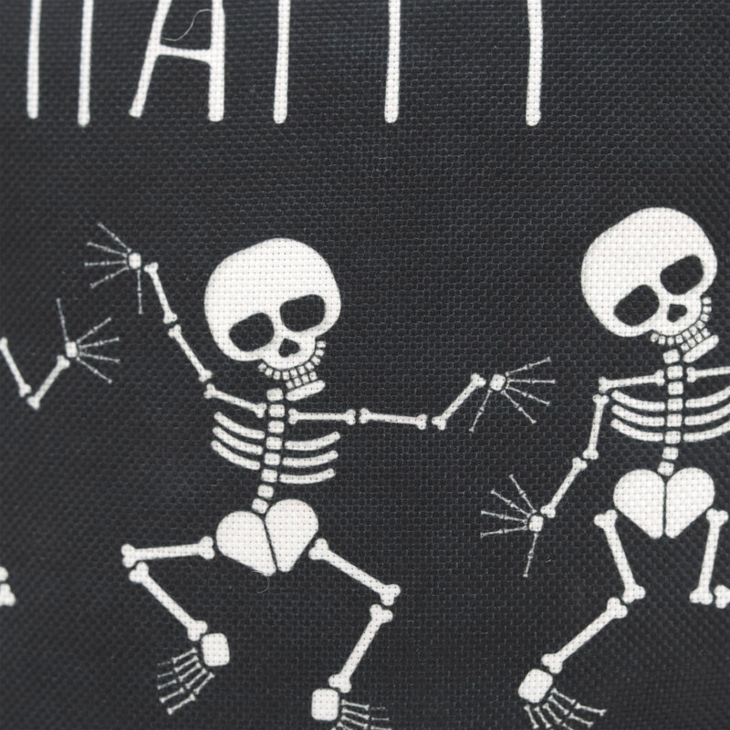 Arrêt de porte d'Halloween en tissu avec poignée - Happy Halloween