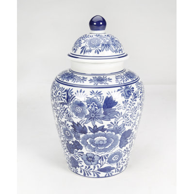 Alauna Porcelain Ginger Jar