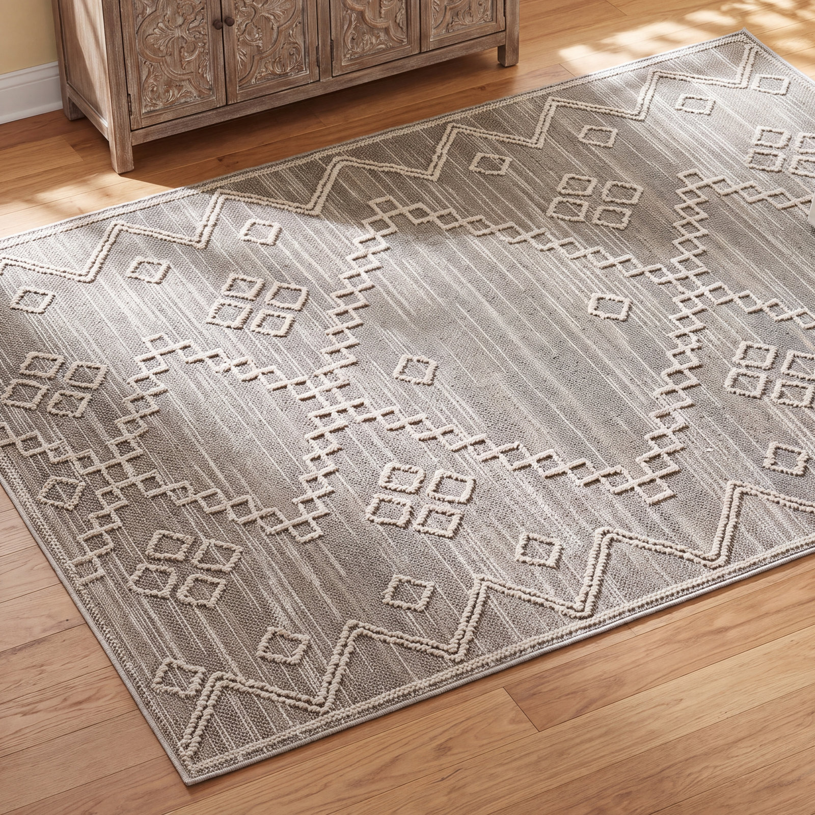 Cristine Outdoor Rug, Rectangle 3'3" x 5'