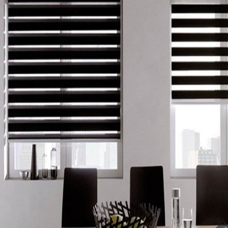 Premium Blackout Day & Night Zebra Roller Blinds – Dual Layer Window Shades for Privacy, Light Control & Modern Home Décor
