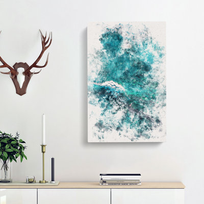 Surfing Waves - Wrapped Canvas