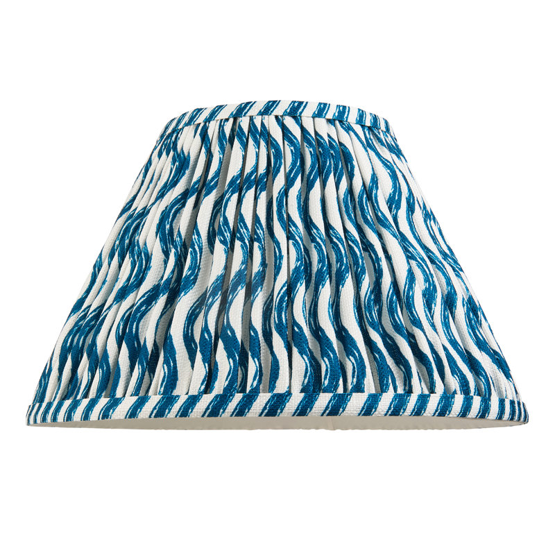 Ripple 30cm Lamp Shade, Blue
