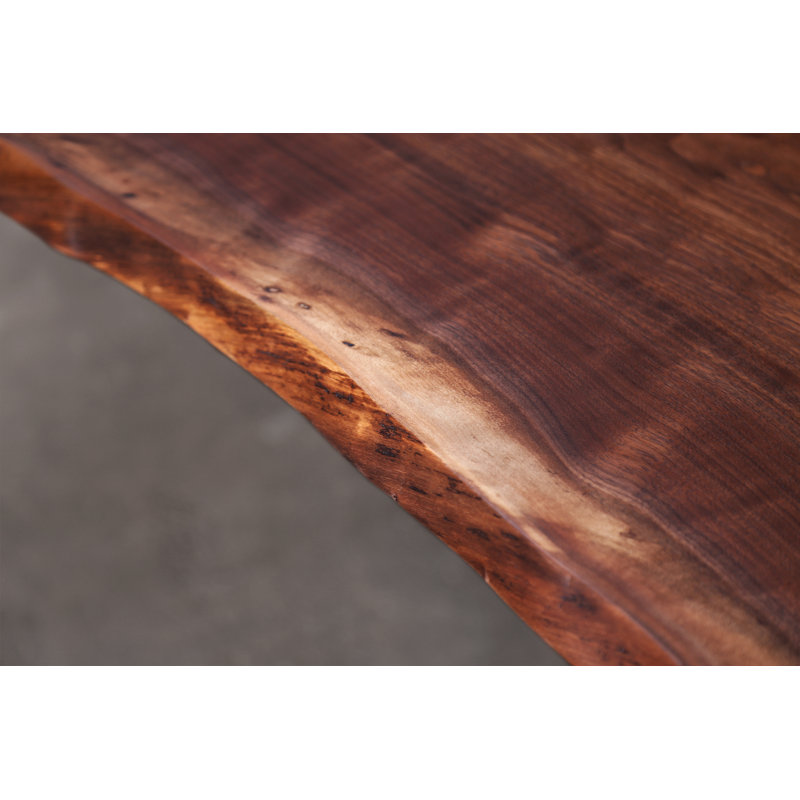 Walnut Wood Dining Table, 30” H x 96” L x 42” W