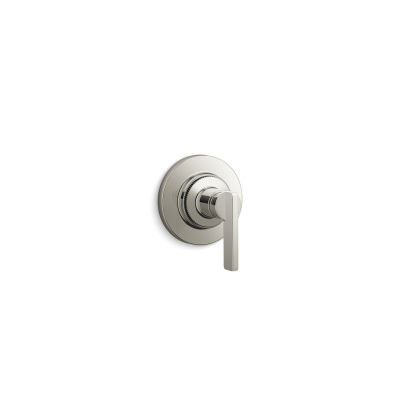 Castia by Studio McGee Mastershower Transfer Valve Trim with Lever Handle, Vibrant Polished Nickel