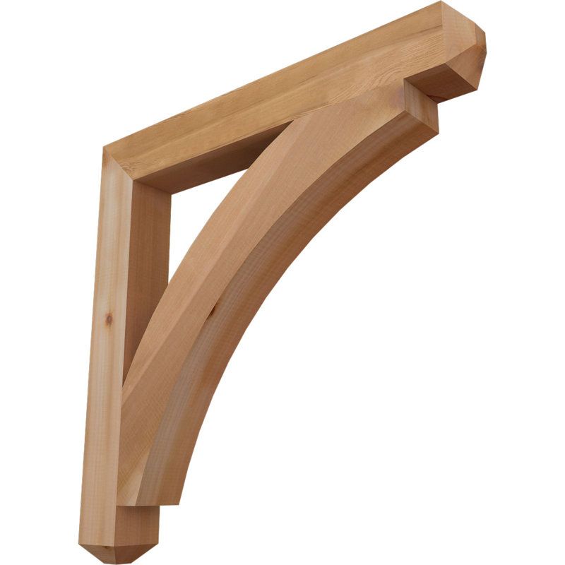 Support pour artisan Thorton, Cèdre rouge de l'Ouest (lisse), H 32 po x l 4 po x P 32 po