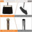 Dealto Iron Fireplace Tool Set