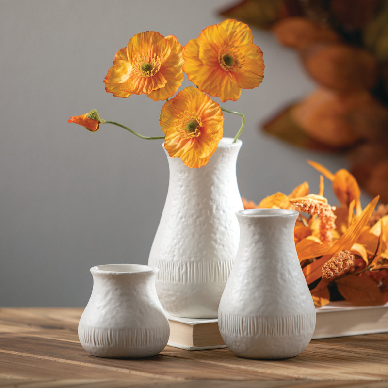 Ensemble de 3 vases de table en céramique Ruebin