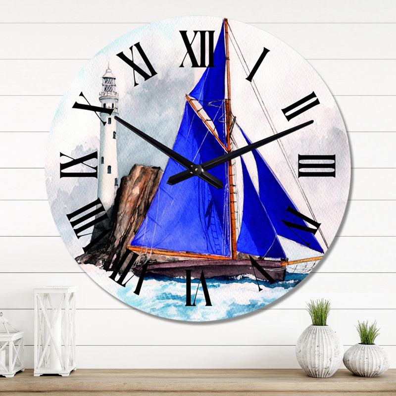 Horloge murale nautique et côtière, Grand