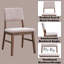 Chaise d'intérieur, ensemble de 2 chaises d'appoint d'intérieur, chaise rembourrée sans accoudoirs, chaises de salle à manger pour la maison
