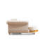 Canapé modulaire capitonné doré-930144825-930144826