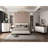 Carena Gray Round Mirror
