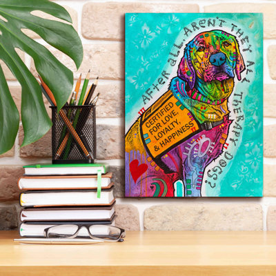 «Certified For Love» par Dean Russo, art mural sur toile