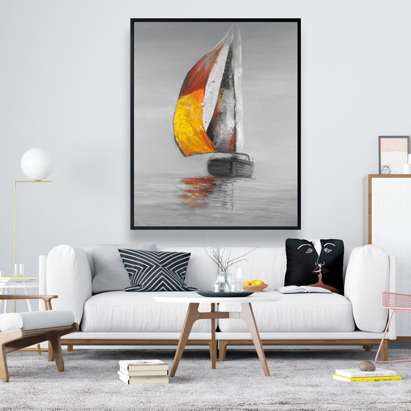 Voile - Art encadré marine pour décoration intérieure | Sports et jeux