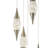 Shinny Teardrops Dimmable Integrated LED Round Chandelier