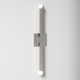 Peary 2 Light Steel Dimmable Wallchiere