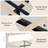 Adjustable Upholstered Headboard Platform Bed Frame, Modern with Wooden Slats Support & Triangular Feet, Easy Assembly-329892723-329892718