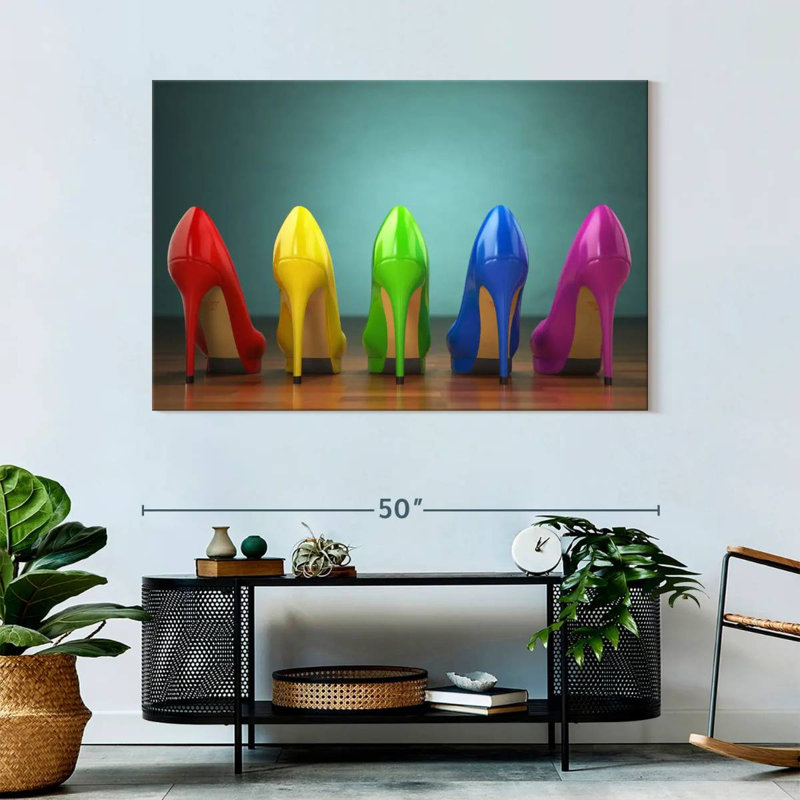 Shuttleworth Rainbow Heels, 32" H x 48" W