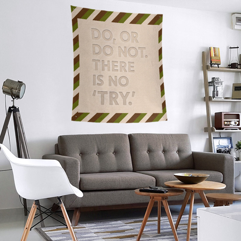 Tapisserie de devis à travail dur en polyester, H 80 po x l 68 po