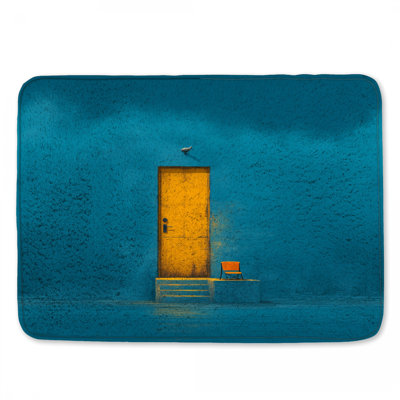 Door Bath Mat Minimalist Bathroom Decor