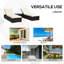 Ventura Reclining Single Chaise with Cushions and Table