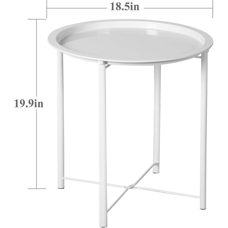 Tables d'appoint d'extérieur résistantes aux intempéries, table de bout d'extérieur