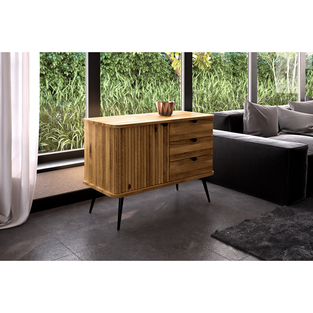 Sideboard Gerik aus Massivholz 144 cm