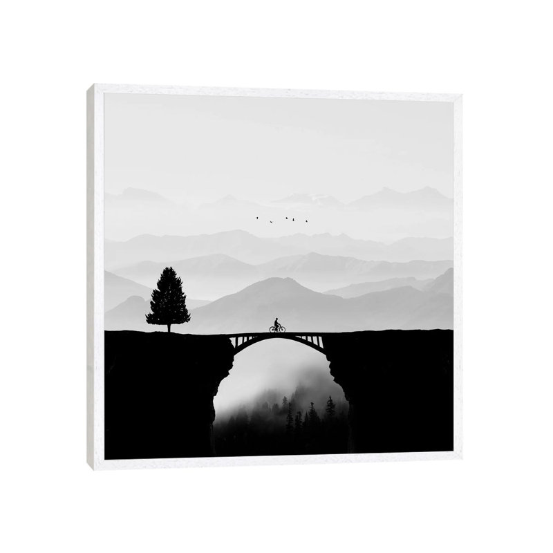 Dream Vacation by Hadi Malijani - Print on Canvas, 66.04cm H x 66.04cm W x 3.81cm D, White Framed