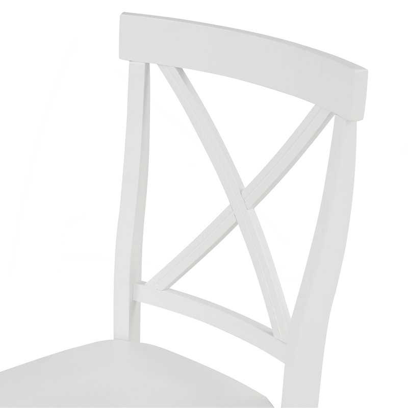 Orisfur. 5 Pieces Dining Table And Chairs Set For 4 Persons, Kitchen Room Solid Wood Table With 4 Chairs