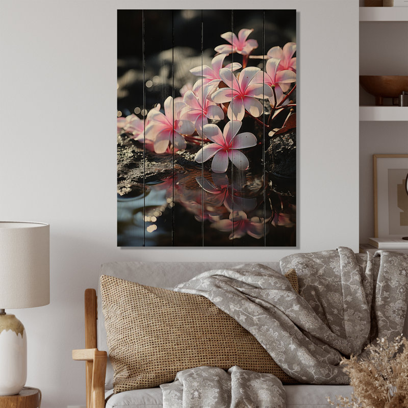 Hawaii Secret Gardens sur impression sur bois, H 32 po x l 24 po x P 0,78 po
