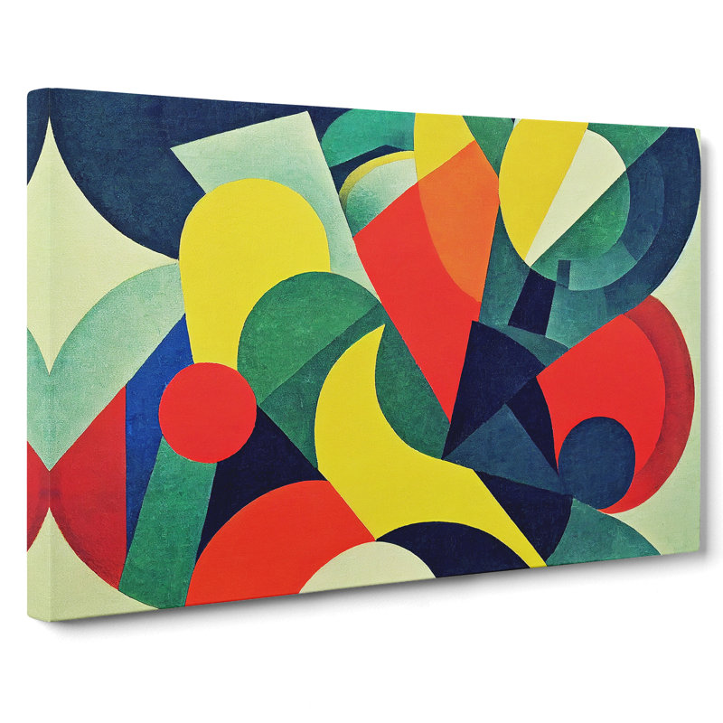 Exhilarating Modern Abstract Art - Wrapped Canvas, 35cm H x 50cm W x 3cm D