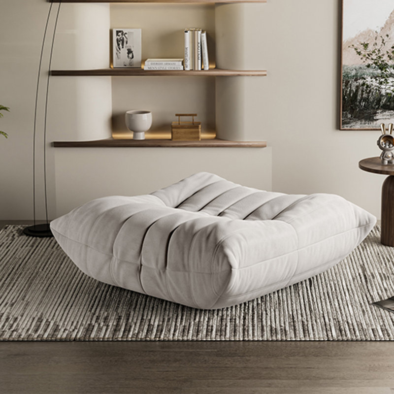 Fauteuil à billes rembourré Eito, Beige