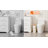 Toilet Paper Storage, Bamboo Toilet Paper Basket With Lid And Handle, Free Standing Toilet Paper Holder Stand, Bathroom Organizer Cabinet Container Accessories-689221797-689221798