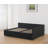 Full Size Daybed with Storage Drawers Upholstered  Velvet Frame