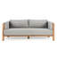Aston 82" Outdoor Sofa Natural/gray