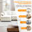 Kaoruko Oversized Modular Cushioned Sofa With Conversible Ottoman, 3-seater Sofa With 2 Footstools-103484713