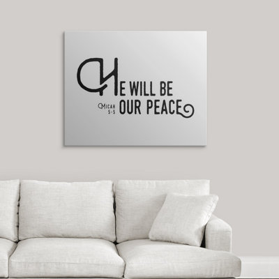 « micah 5:5-scripture art », art textuel