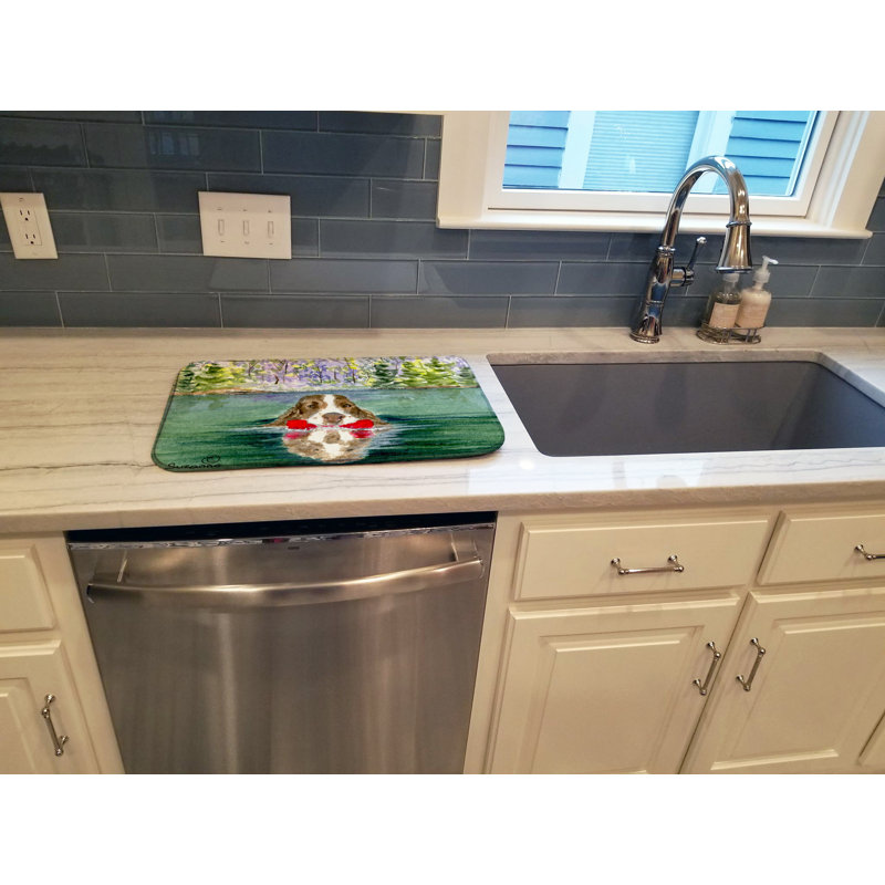 Tapis de séchage épagneul springer