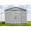 Remise de rangement en acier Select, 10 x 8, gris flûte