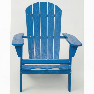 Chaise de patio en bois pour le jardin Chaise de patio Adirondack pliante en bois massif gaufré