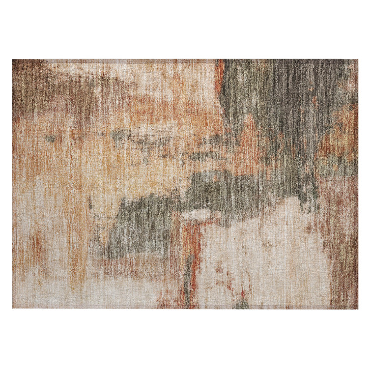 Chayil Machine Washable Indoor/Outdoor Rug