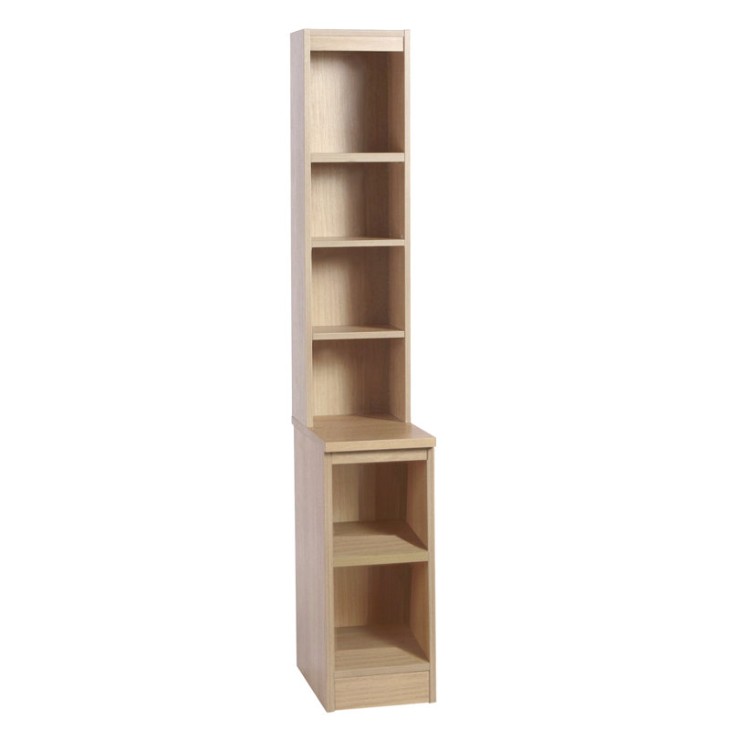 Brendaly 182cm H x 30cm W Standard Bookcase, Sandstone