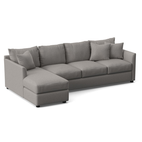 Cecelia 2 - Piece Upholstered Chaise L-Sectional & Reviews | Joss & Main