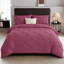 Microfiber Solid Colour Duvet Cover Set with Pillowcases Included-123168357-123168348
